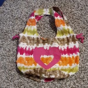 Children's Place small tie-dye handbag with heart